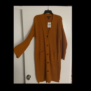 Thick long winter cardigan